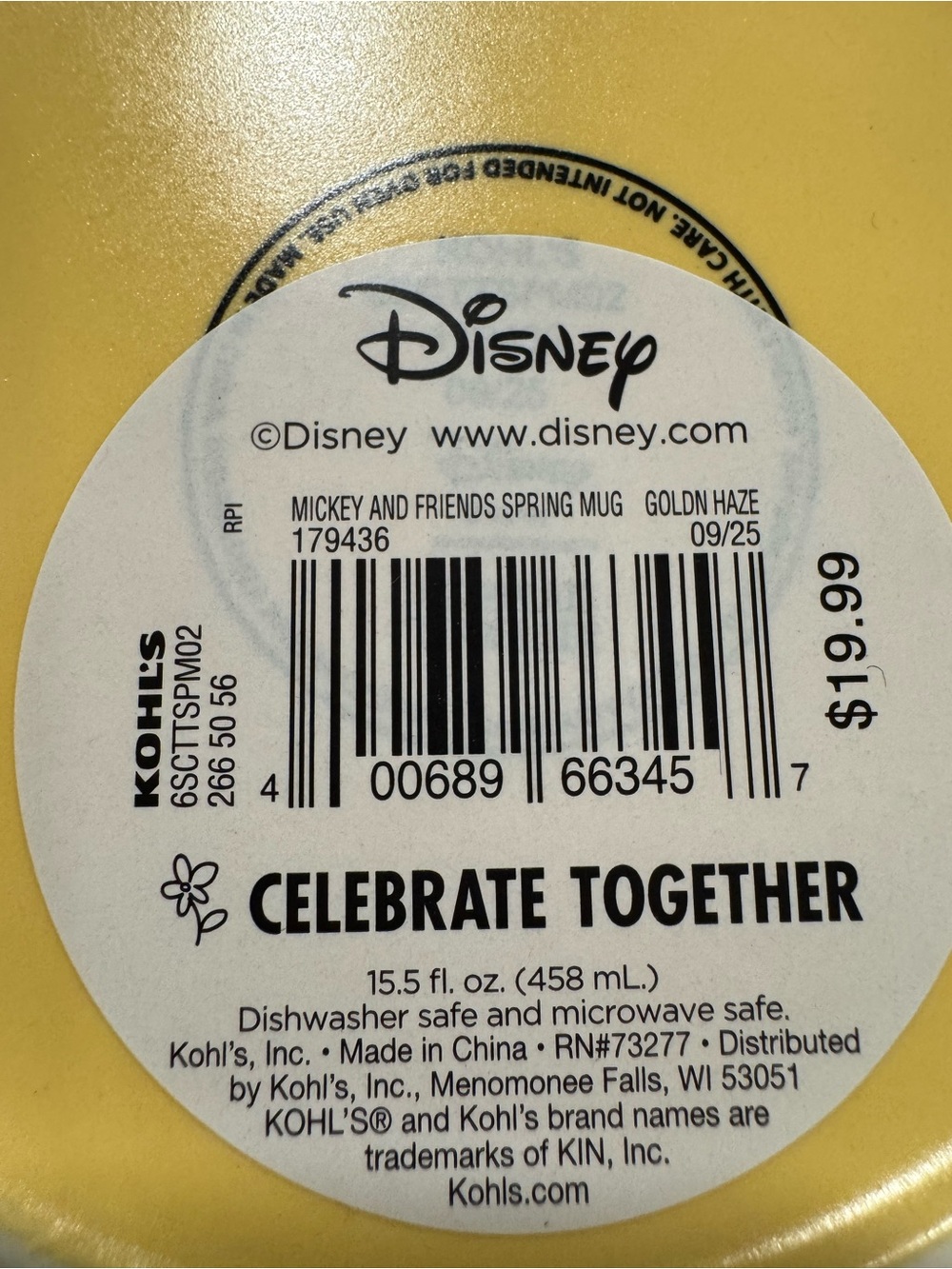 Disney Mug. Mickey and Friends NWT - Picture 5 of 5